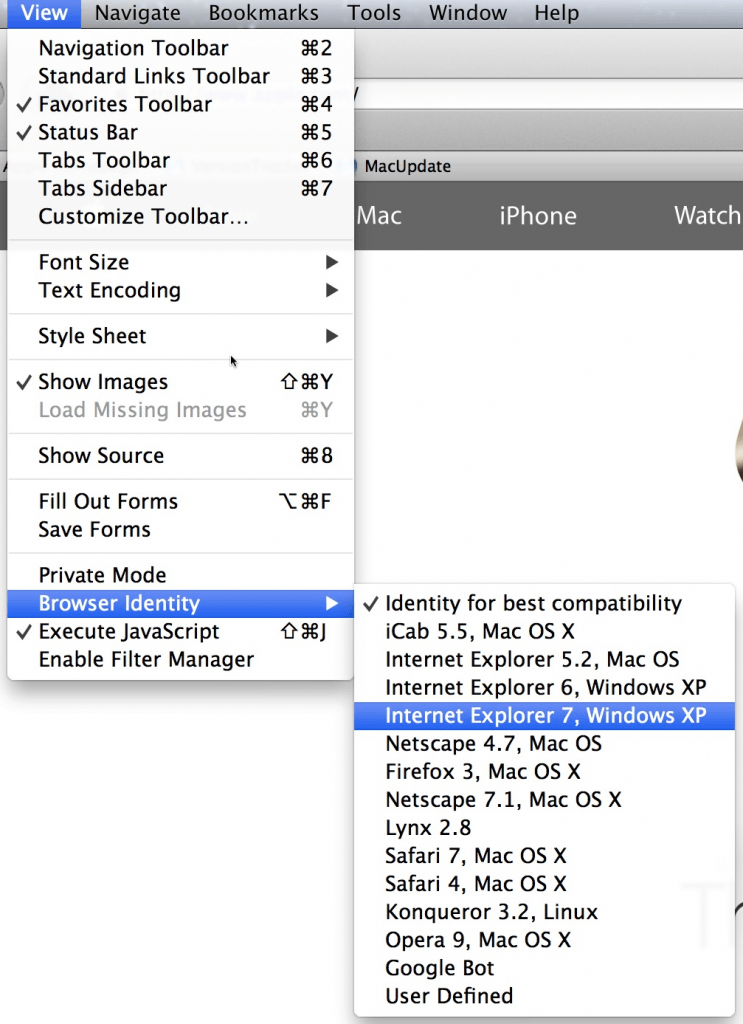 how download internet explorer for mac